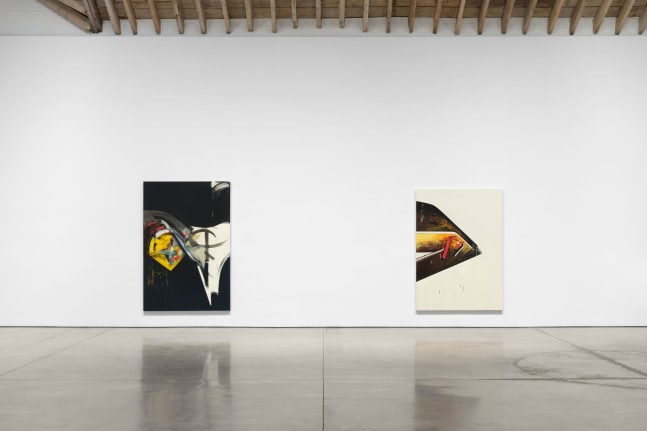 Installation view, Garnet's on the Boulder, Jay DeFeo Paintings of the 1980s, Paula Cooper Gallery, New York, October 30 - December 13, 2025. © 2025 The Jay DeFeo Foundation/Artists Rights Society (ARS), New York. Photo: Steven Probert.