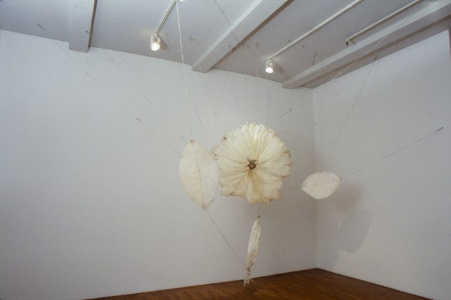 Installation view, Jessica Diamond, Oliver Herring, Hunter Reynolds, Dan Walsh, Paula Cooper Gallery, 155 Wooster Street, New York, January 8 - February 9, 1991. Photo: Geoffrey Clements