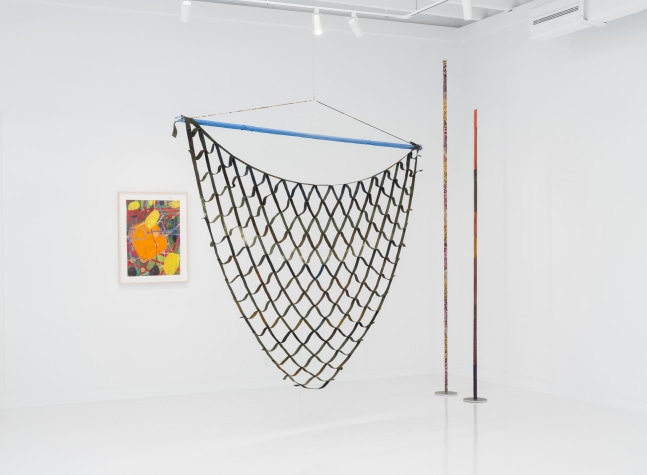 Installation view, FOUR PLAY: Eric N. Mack, Cynthia Hawkins, Alan Shields, Sol LeWitt, Paula Cooper Gallery, West Palm Beach, Florida, February 1 – March 2, 2025. Photo: Oriol Tarridas.