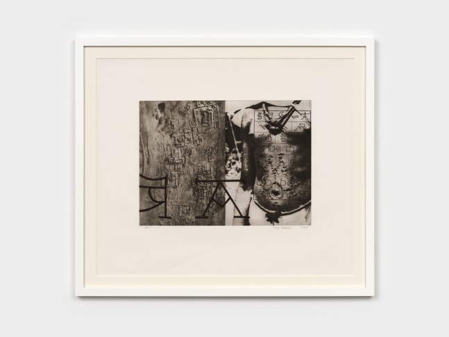 Terry Adkins Djuka Suite, 1997 etching paper: 22 1/4 x 25 7/8 in. frame: 25 1/4 x 29 1/4 in. (64.1 x 74.3 cm)