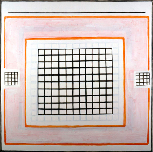 Dan Walsh "Proof" 1998 Acrylic on canvas 70" x 70"