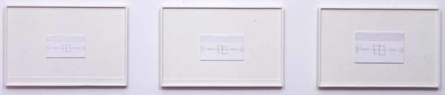Dan Walsh "Projection (from the series 'Plaster Triptych')" 2003 Pigmented shellac on hydrocal plaster 11 1/2 x 27 3/8 x 3/4 in.