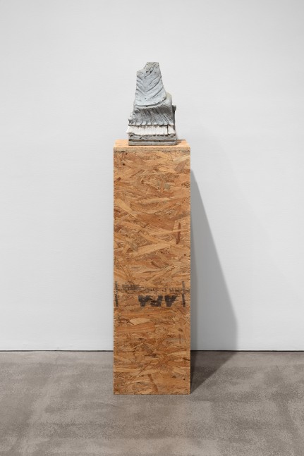 Justin Matherly
Another set of teeth, 2020
GFRG, modified gypsum, synthetic based spray paint
sculpture: 15 x 8 1/2 x 7 in. (38.1 x 21.6 x 17.8 cm)
pedestal: 45 5/8 x 12 1/2 x 11 in. (115.9 x 31.8 x 27.9 cm)
overall: 57 1/2 x 12 1/2 x 11 in. (146.1 x 31.8 x 27.9 cm)