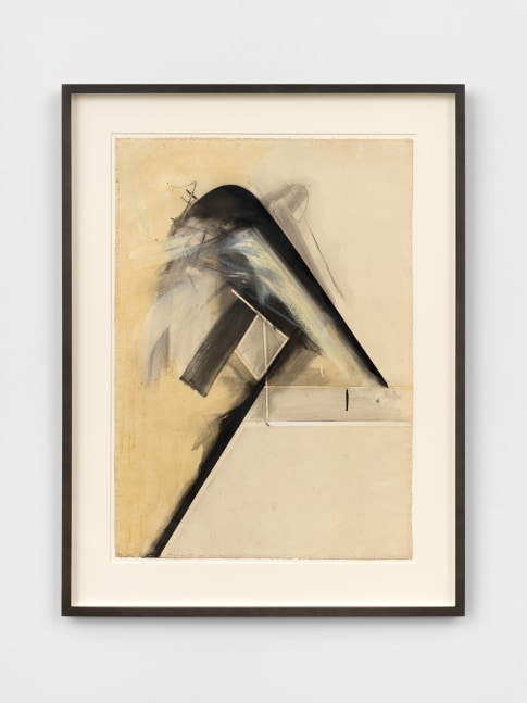 Jay DeFeo, Untitled (Eternal Triangle series), 1980, acrylic on paper, 28 5/8 x 21 1/2 in. (72.7 x 54.6 cm)