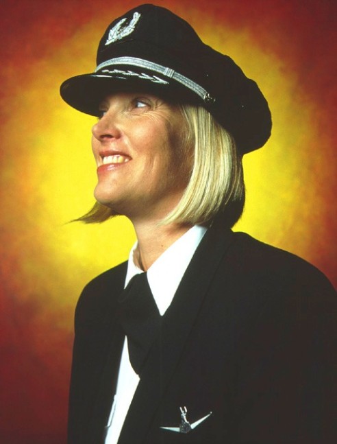 Andres Serrano "America (Captain Tracy Thompson, American Eagle)" 2002 Cibachrome, silicone, plexiglas, wood frame 60 x 49 1/2 in.