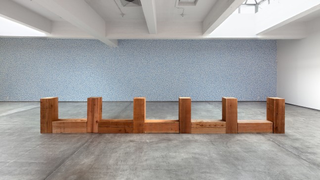 Installation view, Carl Andre, Dan Flavin, Sol LeWitt, January 10 – March 7, 2015