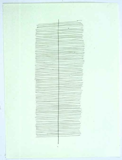 Jan J. Schoonhoven &quot;T 62-104&quot; 1962 Ink on paper 19 5/8 x 14 3/4 in.