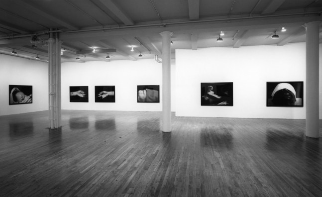 Installation view, The Morgue, Paula Cooper Gallery, 155 Wooster Street, New York, January 23 - February 20, 1993. © Andres Serrano. Courtesy Paula Cooper Gallery, New York. © Andres Serrano. Courtesy Paula Cooper Gallery, New York. Photo: Geoffrey Clements.