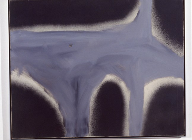 Tony Smith &quot;Untitled&quot; 1955 Oil on canvas 24&quot; x 30&quot;