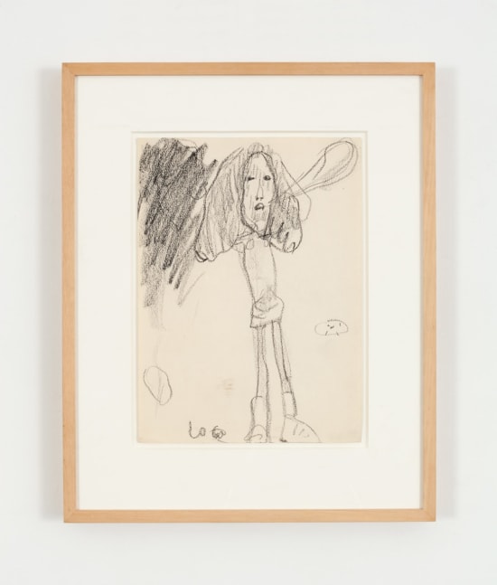 Claes Oldenburg "Street Chick" 1960 Crayon on paper 13 5/8 x 9 15/16 in.