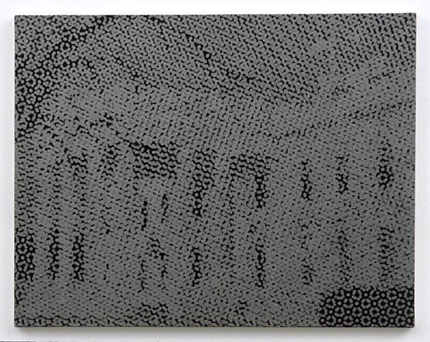Wayne Gonzales "Untitled" 2002 Acrylic on canvas 22 x 28 in.