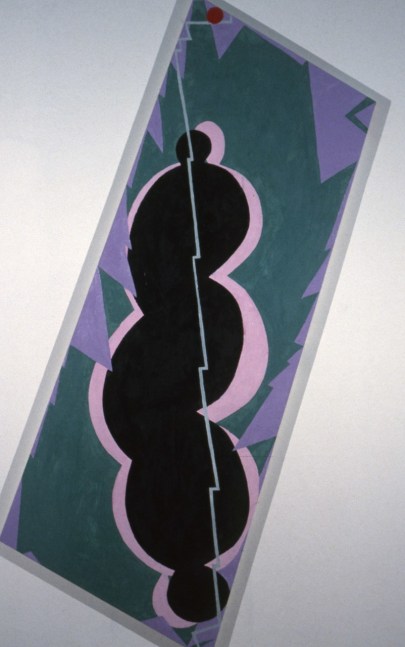 Elizabeth Murray &quot;Parting and Together&quot; 1978 Oil on Canvas 122&quot; x 52&quot;