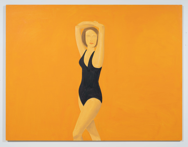 Alex Katz
Christy, 2015
Oil on linen
72 x 94 inches (182.9 x 238.8 cm)
© Alex Katz / VAGA at Artists Rights Society (ARS), NY
Courtesy of the artist and Gladstone Gallery 