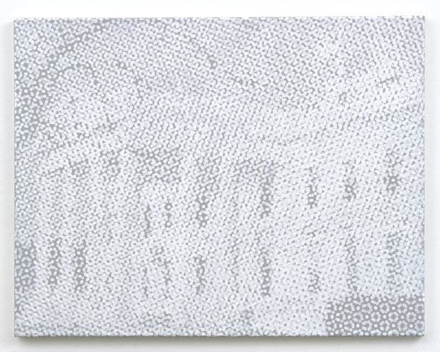 Wayne Gonzales "Untitled" 2003 Acrylic on canvas 22 x 28 in.