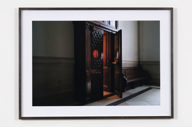 Carey Young The Summons, 2017 digital c-type photograph 43 1/2 x 60 x 2 in. (110.5 x 152.4 x 5.1