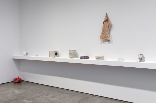 Installation view, Veronica Ryan, The Weather Inside, September 7 – October 19, 2019