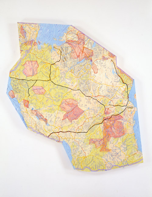 Jennifer Bartlett Tanzania, 2003 oil on canvas 72 x 62 x 2 in. (182.9 x 157.5 x 5.1 cm)