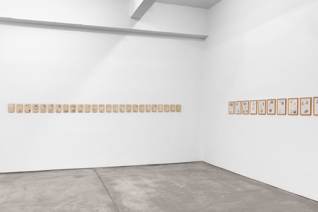 Installation view of Sarah Charlesworth: Modern History at Paula Cooper Gallery