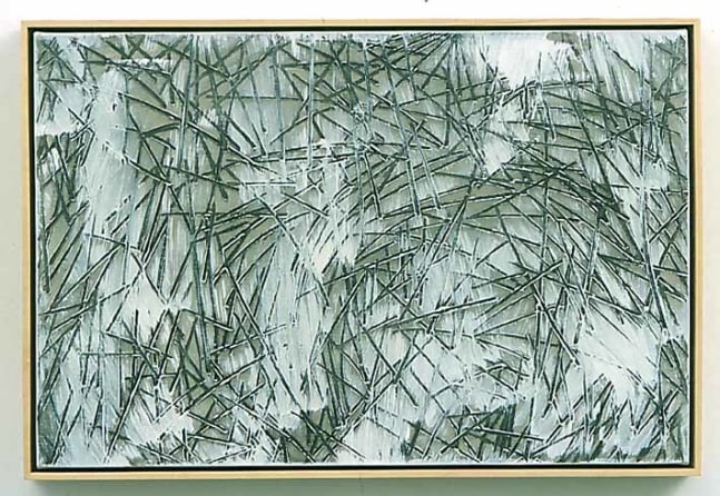 Julian Lethbridge "Untitled" 2003 Oil on linen 16 x 24 in.