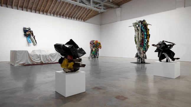 Installation view, John Chamberlain, March 1 – April 9, 2011