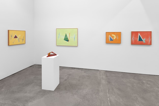 Installation view, Mark di Suvero and Leonard Contino, October 22 – November 28, 2020