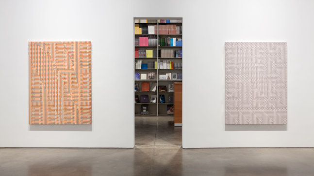 Installation view, Tauba Auerbach, Projective Instrument, January 9 – February 13, 2016