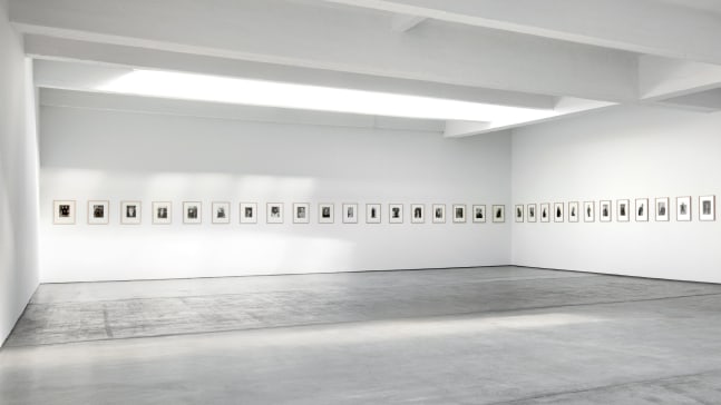 Installation view, Sherrie Levine / August Sander, February 16 – March 16, 2013