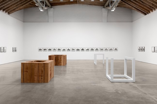 Bernd and Hilla Becher: In Dialogue with Carl Andre and Sol LeWitt, Installation view, 534 W 21st Street, Paula Cooper Gallery, New York, 2018.