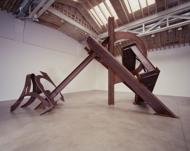 Mark Di Suvero "Chonk On" 2000 Steel 19 ft. 6 in. x 32 ft x 15 ft