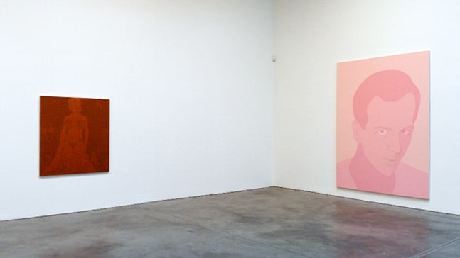 Installation view, Wayne Gonzales, Paula Cooper Gallery, 534 W 21st Street, New York. October 19 - November 24, 2001. © Wayne Gonzales. Courtesy Paula Cooper Gallery, New York.