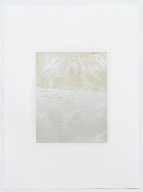 Rudolf Stingel "Untitled" 2007 Oil and enamel on Rives BFK paper 30 x 22 1/4 in.