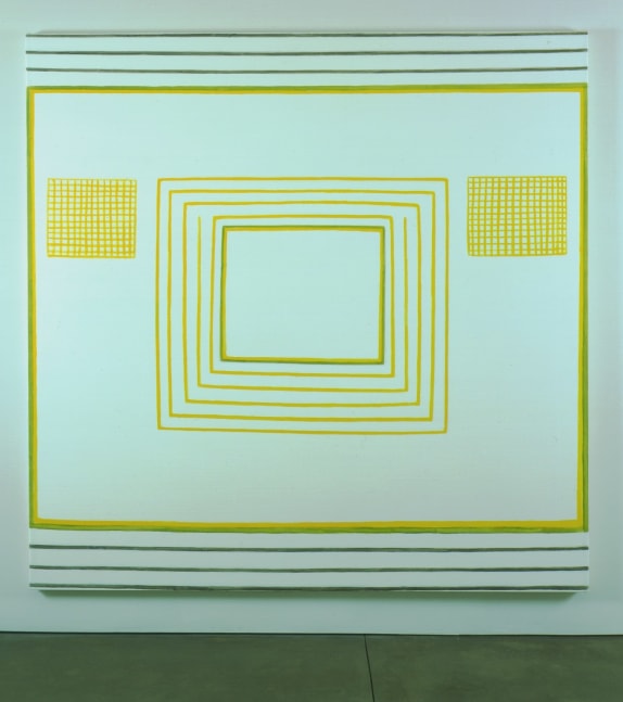 Dan Walsh "Hearing" 1998 Acrylic on canvas 70" x 70"