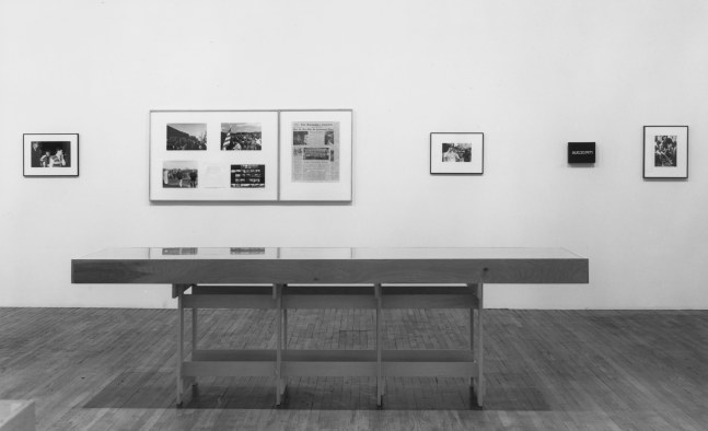 Installation view, Pictures of the Real World (In Real Time), Paula Cooper Gallery, 155 Wooster Street, New York, February 11 - March 12, 1994. Photo: Geoffrey Clements.
