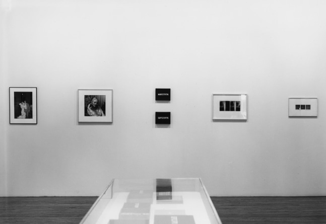 Installation view, Pictures of the Real World (In Real Time), Paula Cooper Gallery, 155 Wooster Street, New York, February 11 - March 12, 1994. Photo: Geoffrey Clements.