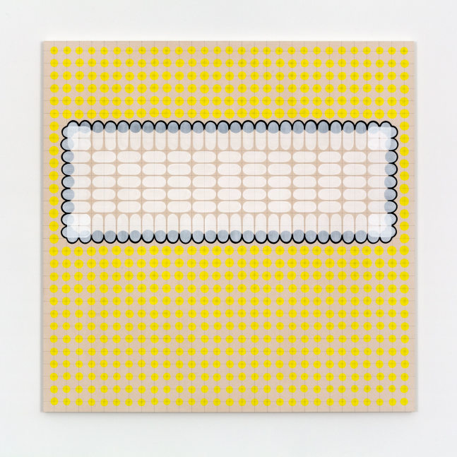 Dan Walsh Cycle VII, 2013 pencil and acrylic on canvas 70 x 70 in. (177.8 x 177.8 cm)