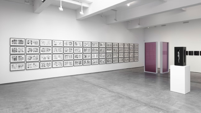 Installation view, Sol LeWitt and Liz Deschenes, September 8 – October 8, 2016