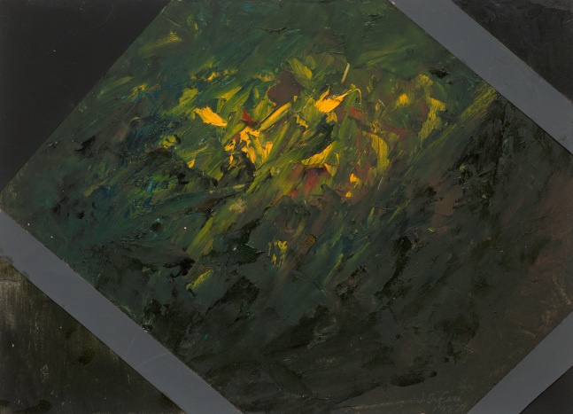 Jay DeFeo Summer Landscape, 1982 oil with collage on paper