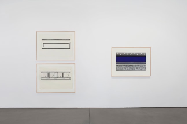 Installation view, Roy Lichtenstein: Entablatures, September 17 – November 12, 2011