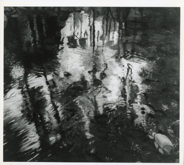 Jennifer Bartlett &quot;Up the Creek&quot; 1981-82 Oil on canvas 84&quot; x 96&quot;