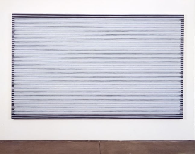Dan Walsh "Gray Field" 2008 Acrylic on canvas 55 x 90 in.