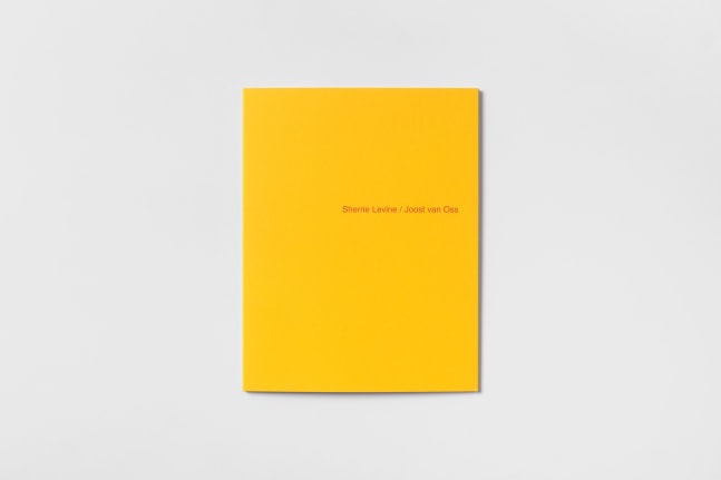 Sherrie Levine / Joost van Oss Cover