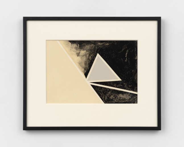Jay DeFeo, Untitled, 1982, oil on paper, 9 3/8 x 13 5/16 inches (23.8 x 33.8 cm)