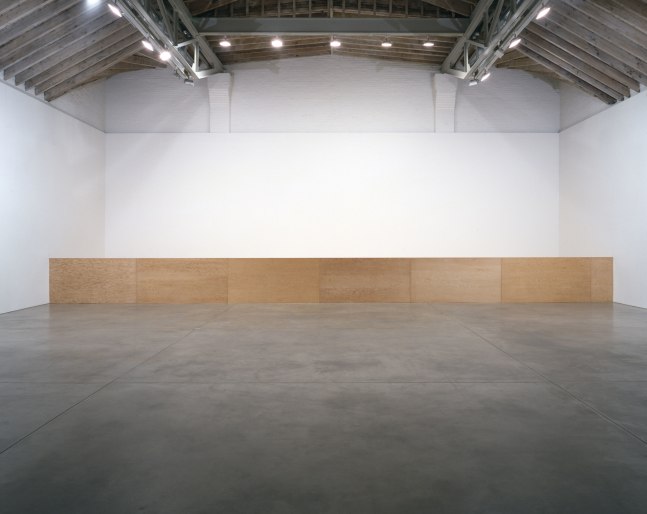 Installation view, Donald Judd, Paula Cooper Gallery, 534 W 21st Street, New York. March 31 - May 5, 2001.  © Judd Foundation / Artists Rights Society (ARS), New York. Photo: Tom Powel.