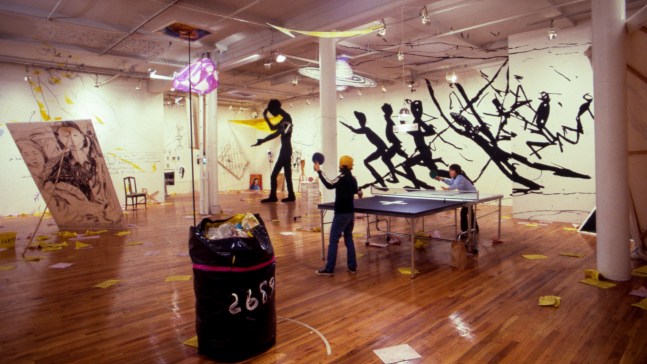 Installation view, Jonathan Borofsky, Paula Cooper Gallery, 155 Wooster Street, New York, October 18 - November 15 1980. © Jonathan Borofsky. Courtesy Paula Cooper Gallery, New York. Photo: Geoffrey Clements.