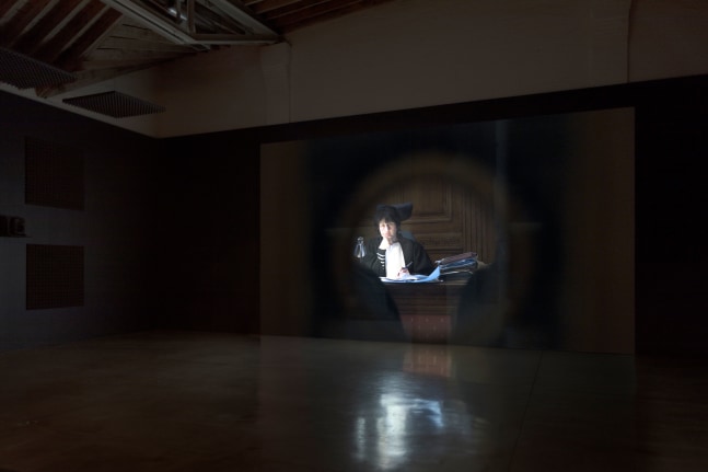 Installation view, Carey Young, Palais de Justice, September 7 – October 14, 2017