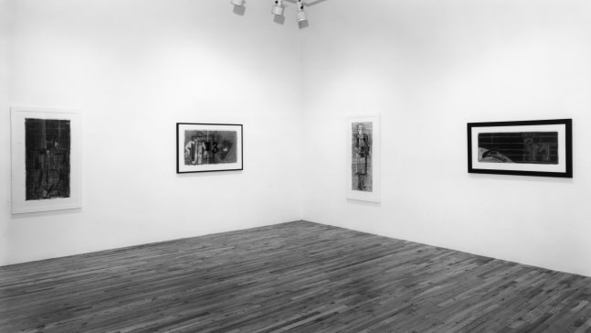 Installation view, Seven Drawings, Paula Cooper Gallery, 155 Wooster Street, New York, March 8 - 29, 1986. © Debra H. George. Courtesy Paula Cooper Gallery, New York. Photo: Geoffrey Clements.