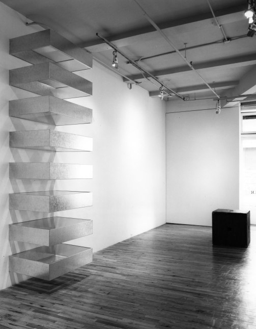 Installation view, Changing Group Exhibition, Paula Cooper Gallery, 155 Wooster Street, New York, November 23, 1985 - January 4, 1986. Photo: Geoffrey Clements.