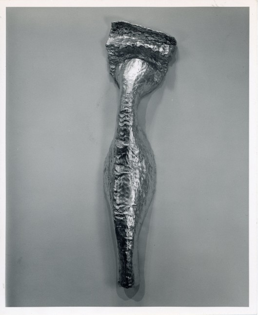 Lynda Benglis &quot;Minos&quot; 1978 Chicken wire, cotton, plaster, gesso, gold leaf 63&quot; x 16 1/2&quot; x 7&quot;