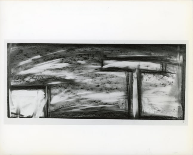 Robert Wilson &quot;The Civil Wars&quot; 1984 Graphite on paper 10&quot; x 19 5/8&quot;
