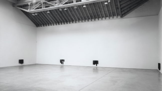 Installation view, New Work, Paula Cooper Gallery, 534 W 21st Street, New York. January 9 - February 13, 1999. Photo: Dorothy Zeidman.